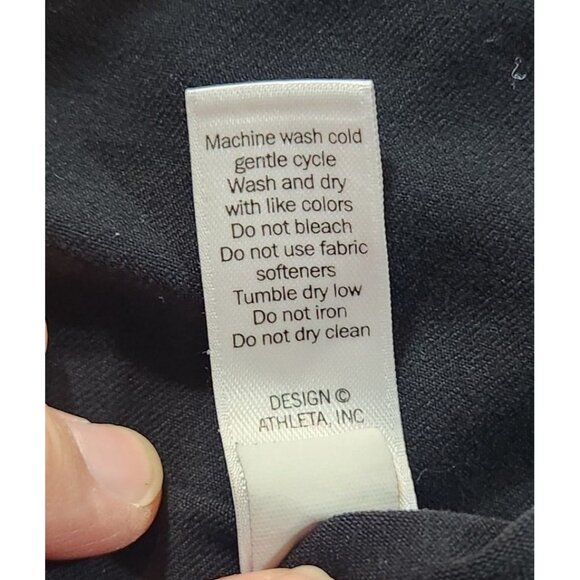 Athleta Womens Black Metro Skort‎ Small With Zipper Pockets - Picture 7 of 7